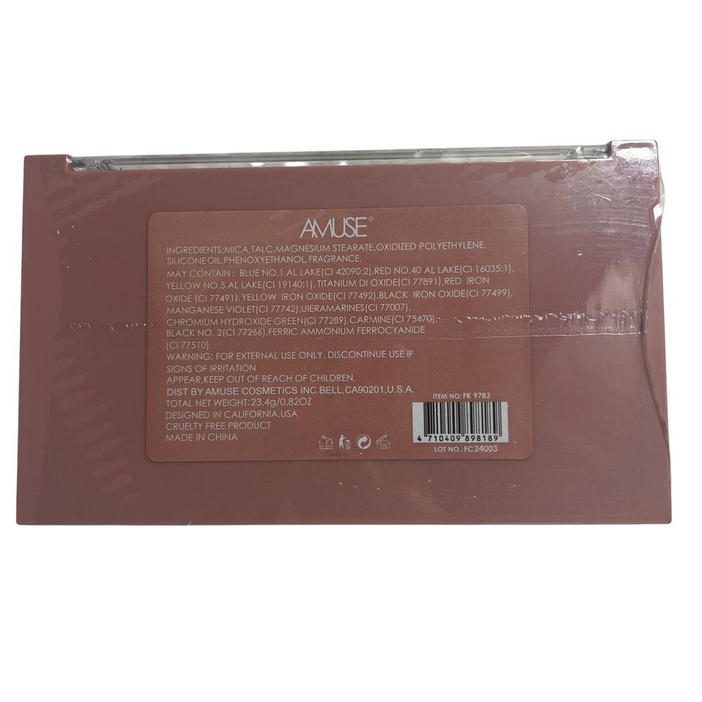 Amuse Lovers Lane 18 Color Shadow Palette Matte Shimmer Glitter Brand New - Picture 6 of 16